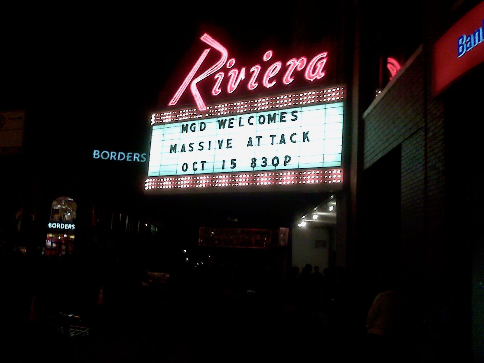 Massive Attack at the Riviera Theatre, Chicago, 2010-10-15